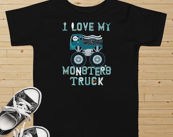 Camiseta de Monster Truck para niño: Divertida camiseta gráfica