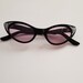 Vintage 1950's 1960's cat eye plastic sun glasses