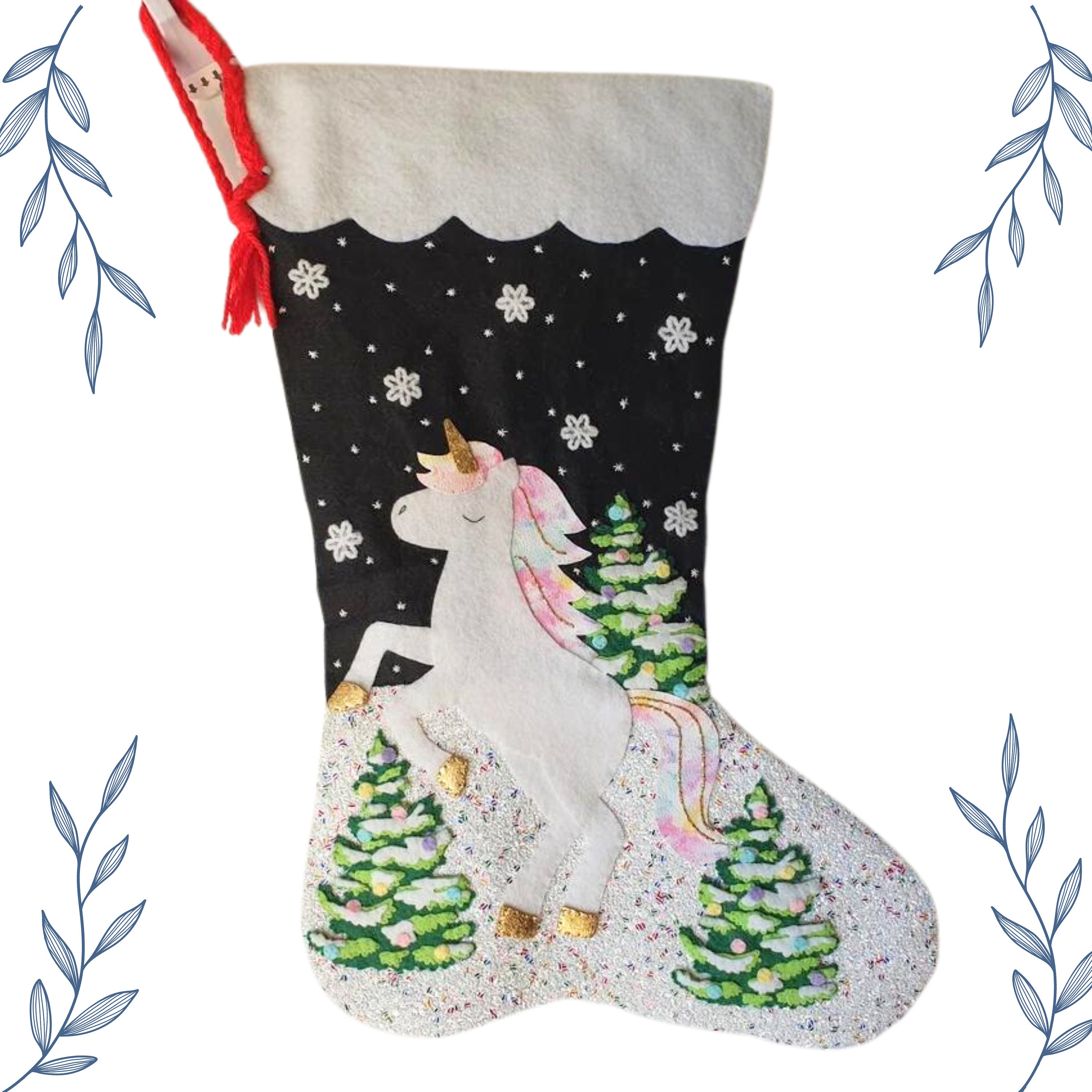 Dimensions Gold Cross Stitch Kit Holiday Glow Stocking, Sweet