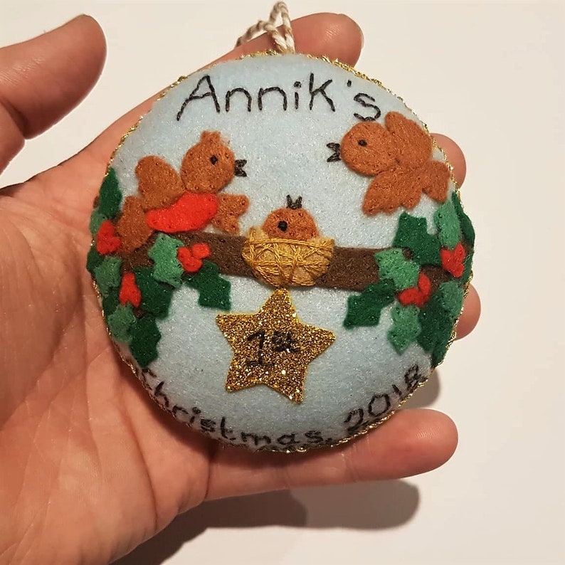 KIT for Babies first Christmas decoration /'New beginnings/'