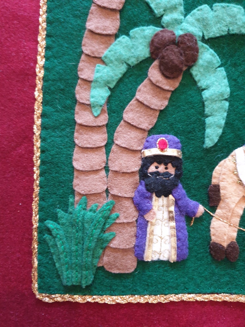 PDF PATTERN and TUTORIAL Nativity Advent Calendar Etsy