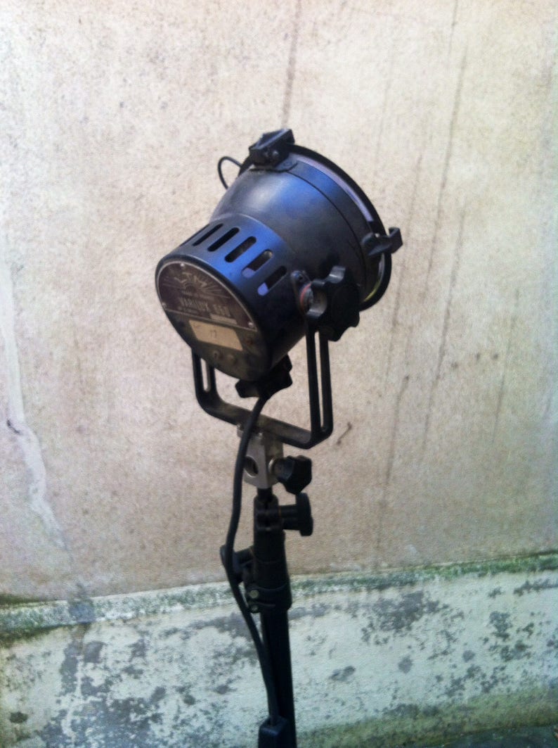 Vintage Floor Lamp Theater Boom Stage Lighting Dramatic Arts Etsy