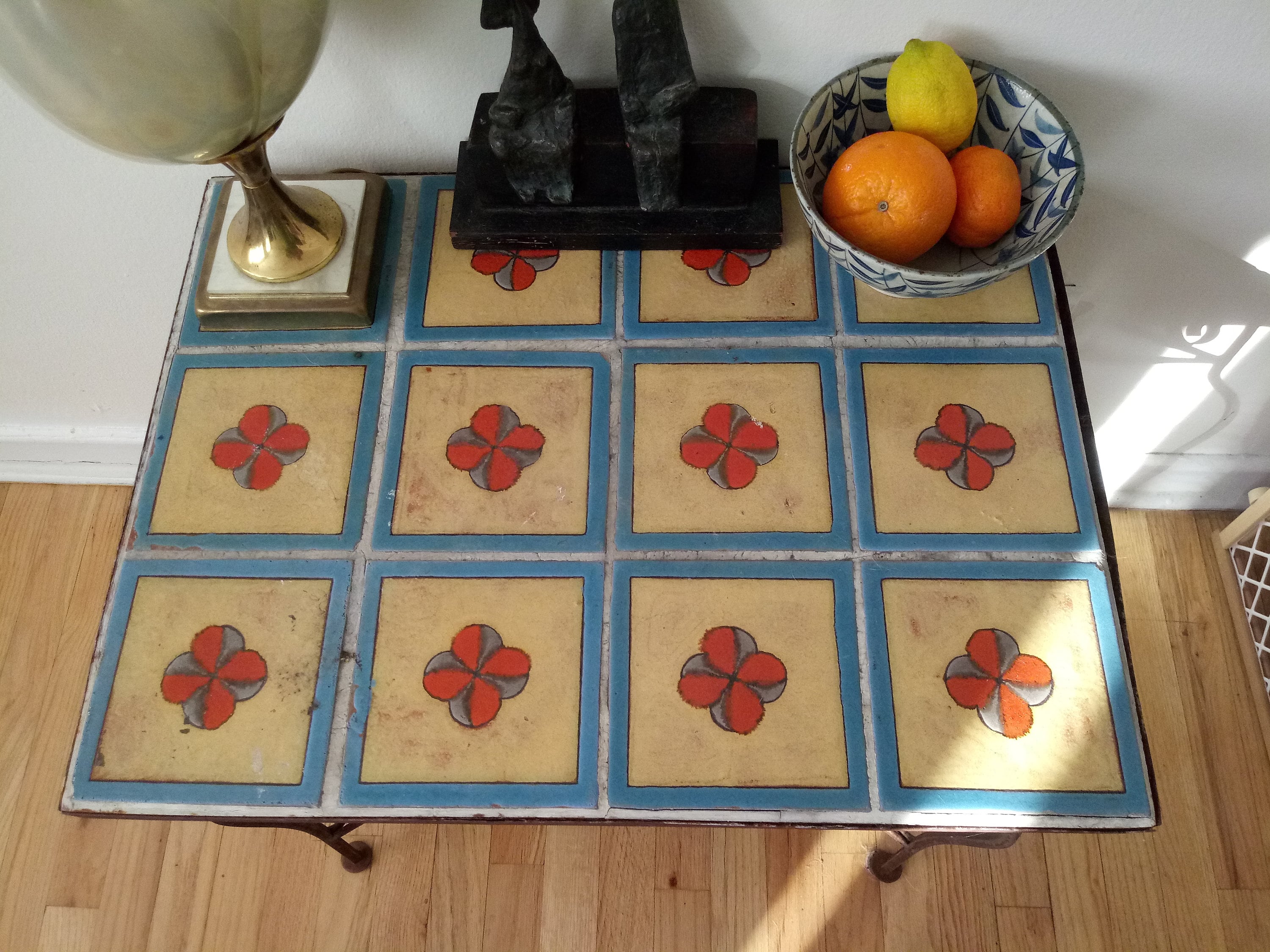 Antique Kitchen Tile Top Countertop Tabletop Dining Island - Etsy