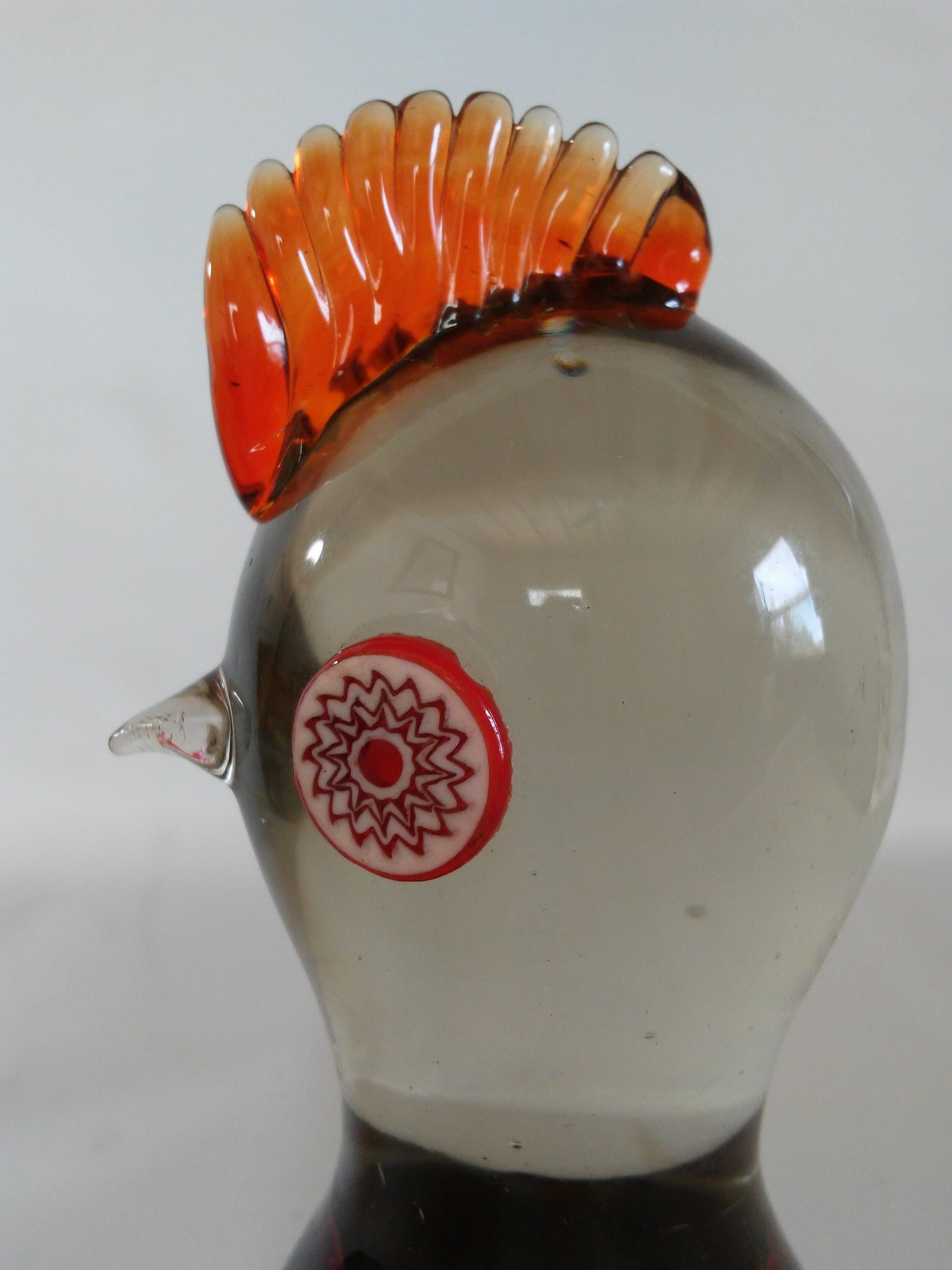 RARE Italian Art Glass Bird Galliano Ferro Fornasa De Murano A L