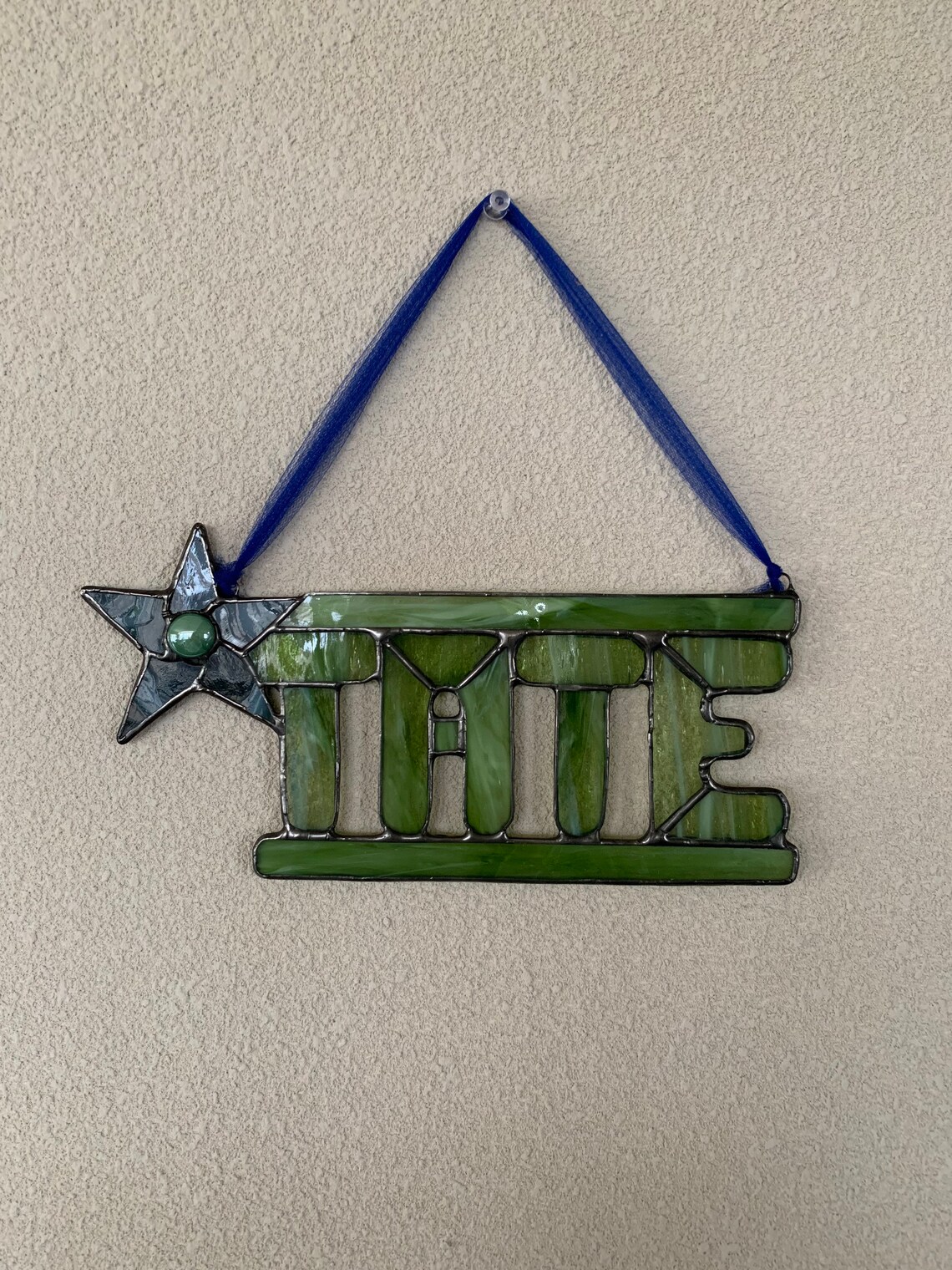 Stained Glass Name Plate Etsy