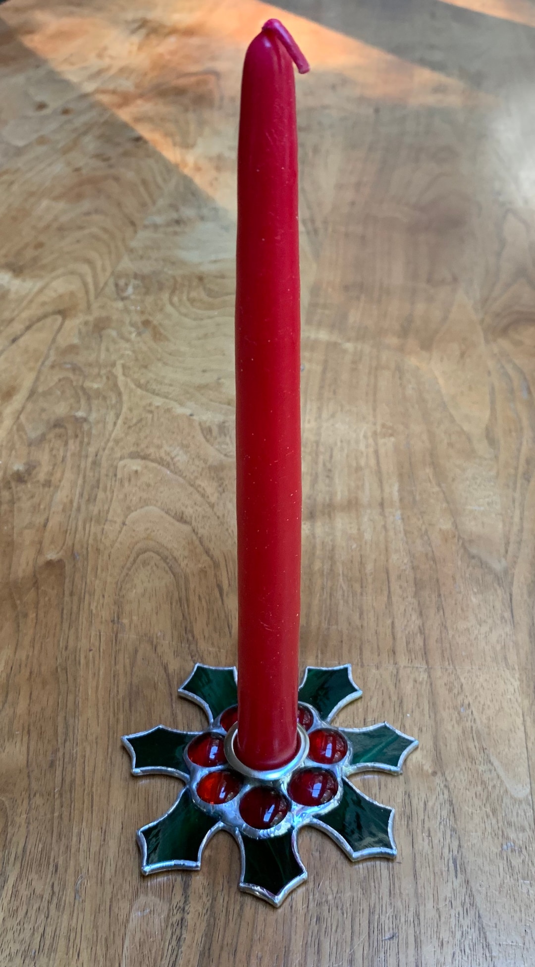 Holly Candle Holders Etsy