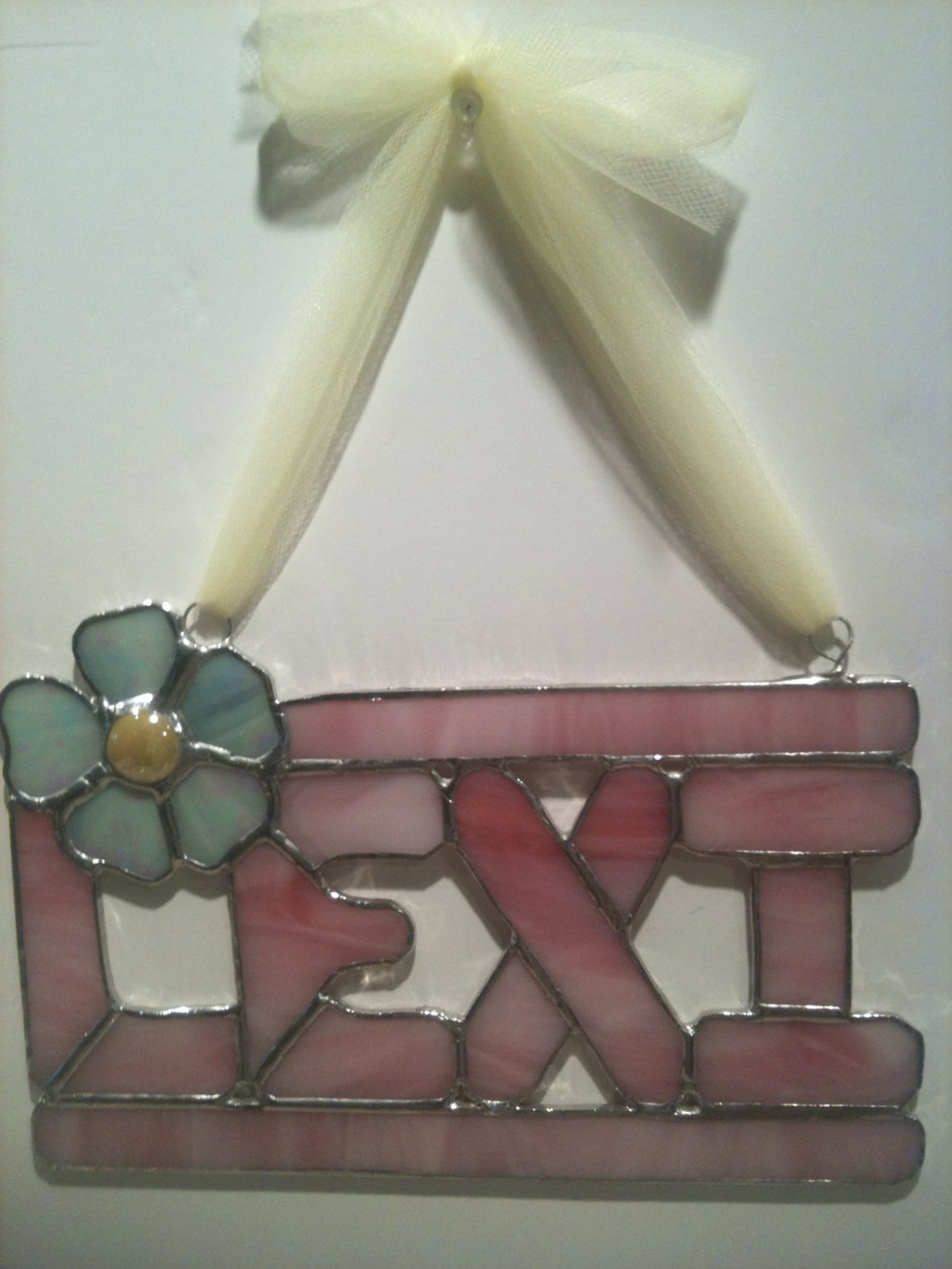 Stained Glass Name Plate Etsy