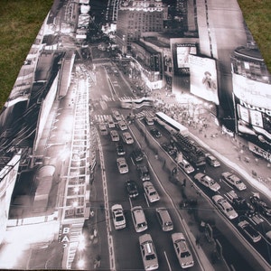 Picnic blanket New York street photo Modern City Picnic EXTRA LARGE blanket and Bag Beach blanket Summer Picnic blanket Outside blanket GIFT