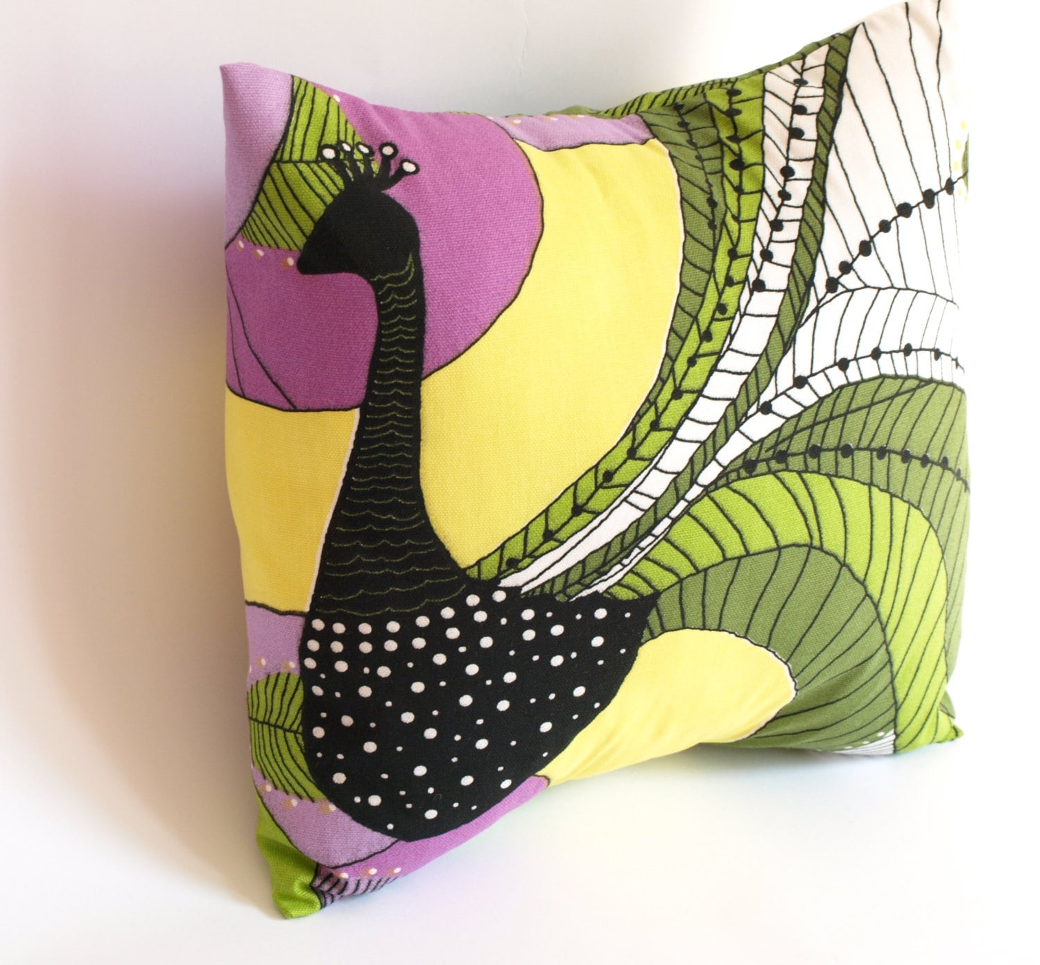 Pillowcase for Throw Pillows White With Colorful Abstract Etsy