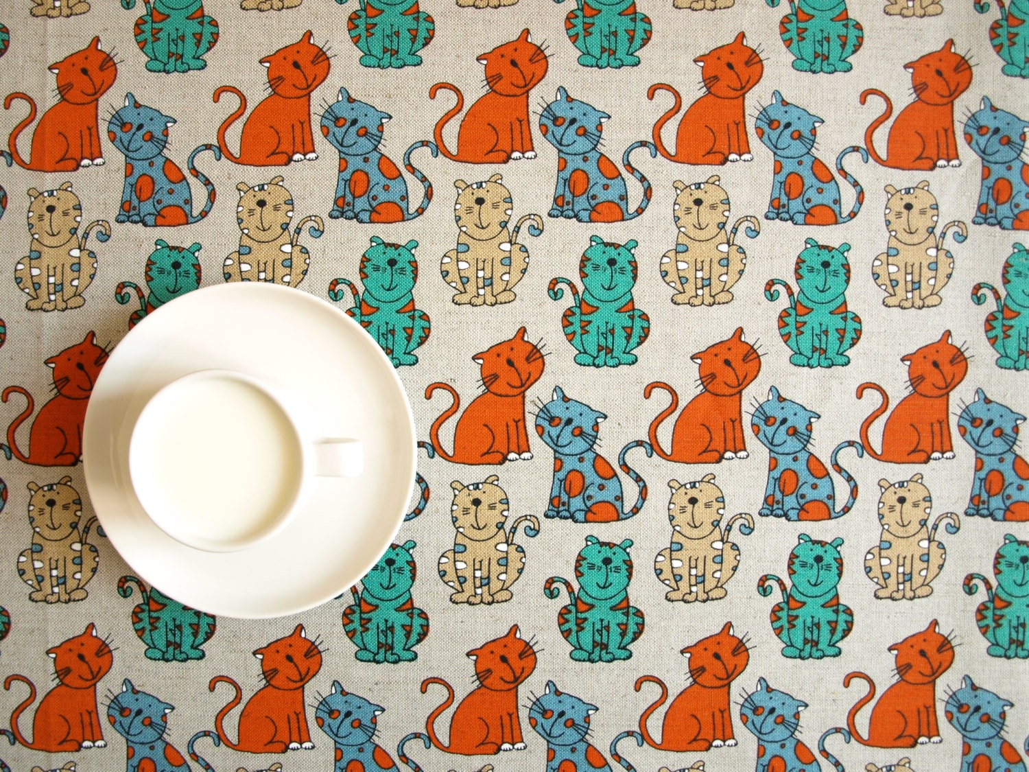 Linen Tablecloth Natural Table Runner Tea Towel Eco Gift