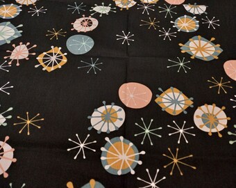 Round Tablecloth black white pink geometrical figures lines rounds Scandinavian Design Nordic table linen runner napkins curtains great GIFT