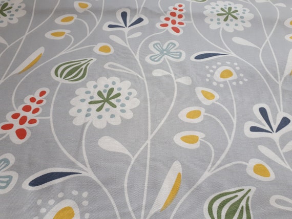 Rideau Panneau Gris Orange Jaune Blanc Plantes Fleurs Moderne Cafe Decor Rideau Cantonnière De Cuisine Chemin Serviettes Disponibles Grand Cadeau
