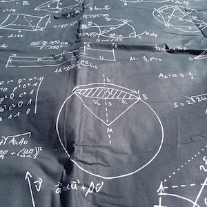 Picnic blanket Math formulas OOAK Modern EXTRA LARGE blanket , Bag Beach Summer Picnic blanket Outside blanket Gift