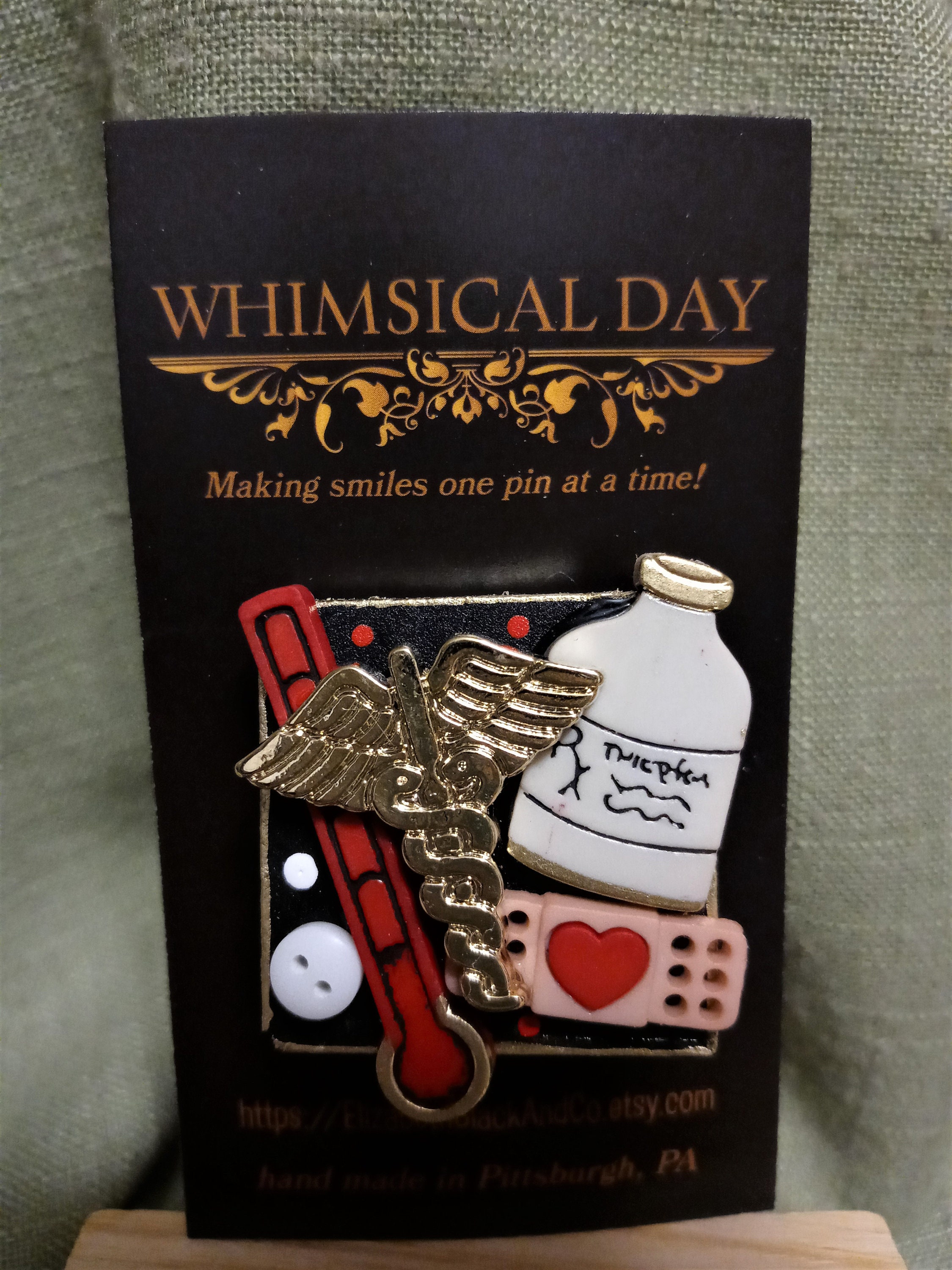 Nurses Day Pin, Nurses Week Pin , Nurse Appreciation, Essential Worker, Nurse Brooch, Hero