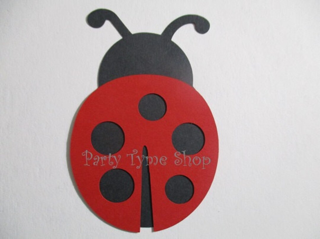 Ladybug Theme Decorations, Diecut Cutouts, for Diaper Cake, Centerpiece ...