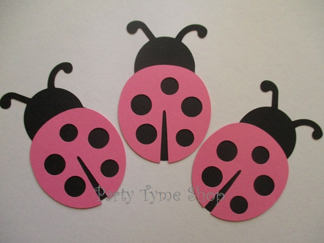 Ladybug Theme Decorations, Diecut Cutouts, for Diaper Cake, Centerpiece ...