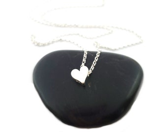 Heart Charm Necklace - 925 Sterling Silver Jewelry