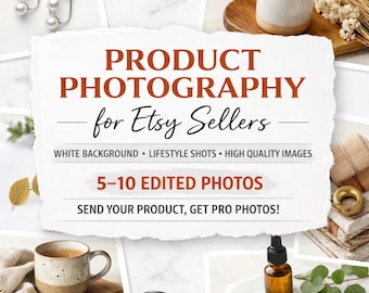 Product Photography for Etsy Sellers – Professional White Background & Lifestyle Photos – Handmade Product Photos
