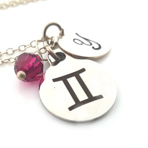 Swarovski zodiac necklace gemini Clearance
