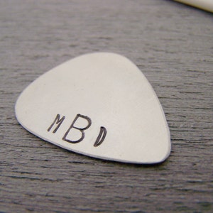 Monogrammed Initial Custom Guitar Pick - Gift for Him - Gift for Dad - Musician Gift - Father's Day