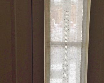 Sidelight  sheer Curtain, Linen Front Entrance door panel,Decorate your door glass no matter sizes