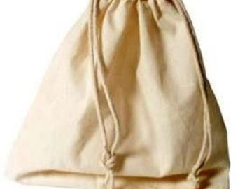 ADD on Calico cotton bag storage for your linen at home, Calico cotton bag wrapping a gift