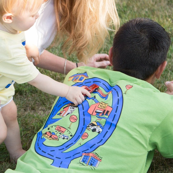 Race Track Shirt Plus MATCHBOX Road Map 