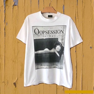 Betty Boop T-shirt Oopsession for Men. CK Kate Moss Obsession 