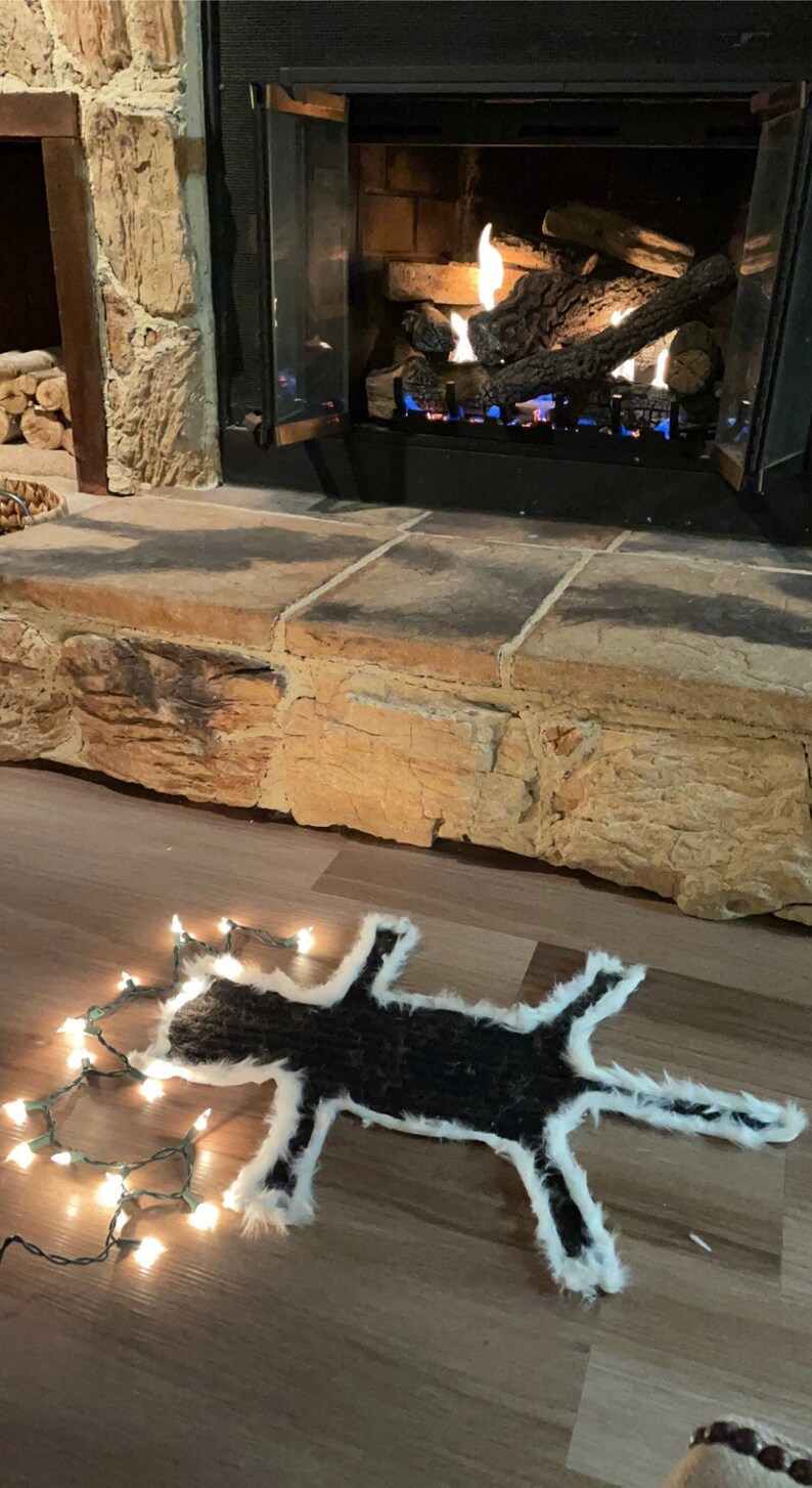 Christmas Vacation Gag Gift Fried Cat Rug National Lampoons Etsy