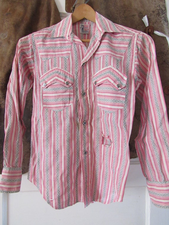 RARE 50s Levi's Authentic Western Wear Striped Western | Etsy