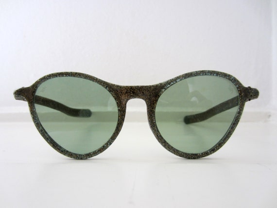40s/50s Willson Green Glittering Cat Eye Sunglasse