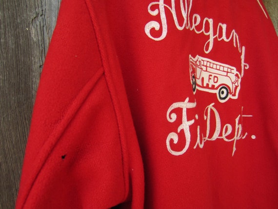 40s NY Firemen Varsity Jacket for Allegany Fire D… - image 5