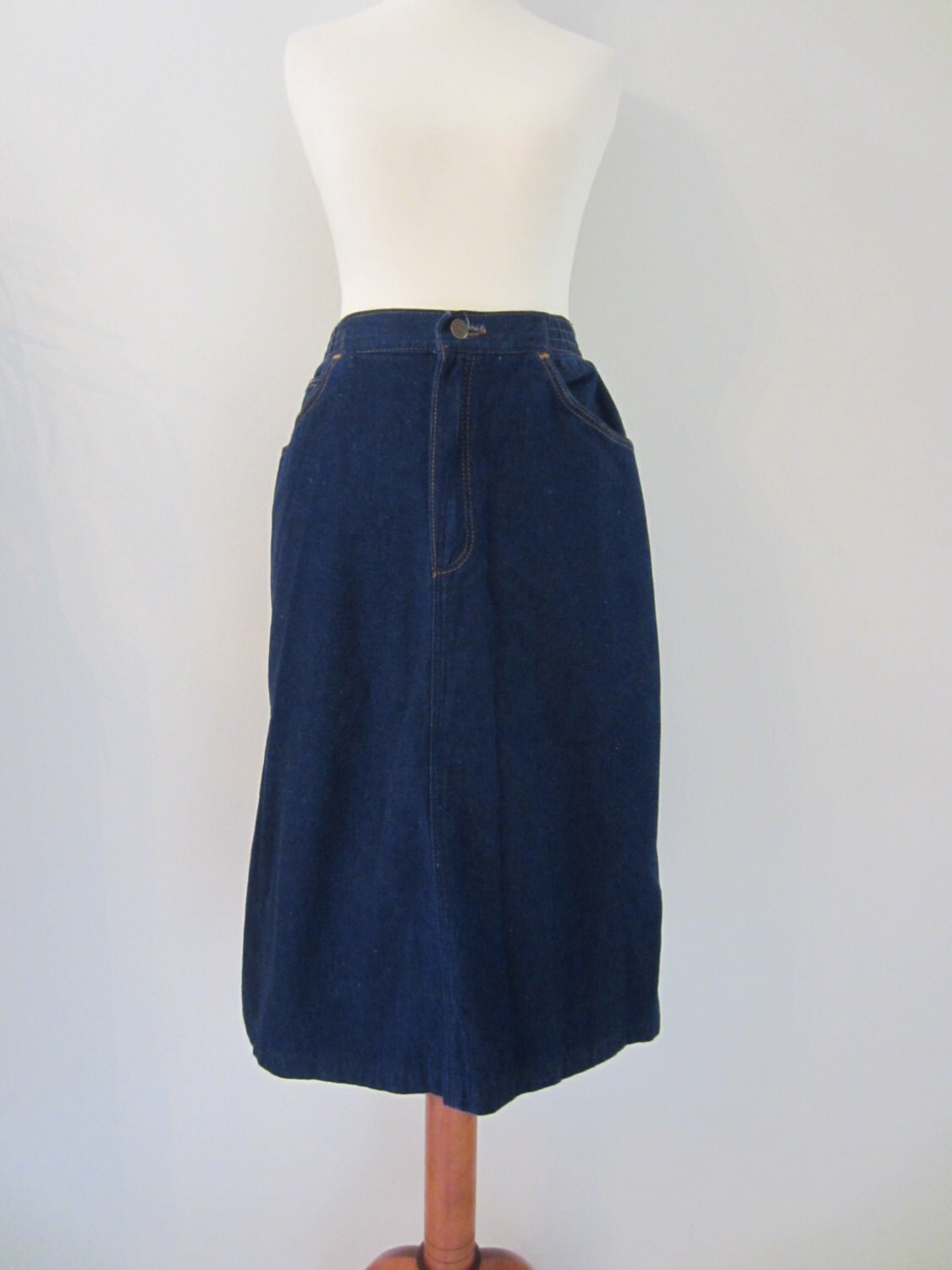 80s/90s Wrangler Denim Skirt Made in 