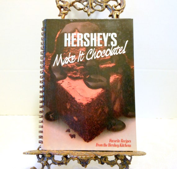 Vintage Hershey S Chocolate Cookbook Make It Chocolate Etsy