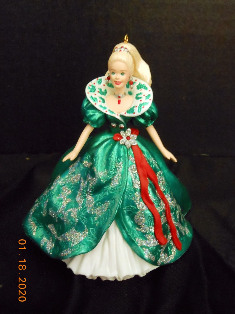 Barbie Ornament 1995 Holiday Barbie Keepsake Ornament Hallmark | Etsy