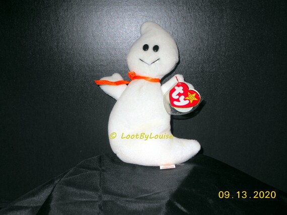 Ty Beanie Baby Spooky 1995 Style 4090 MINT Tag 4th Generation PVC Filled for sale online 