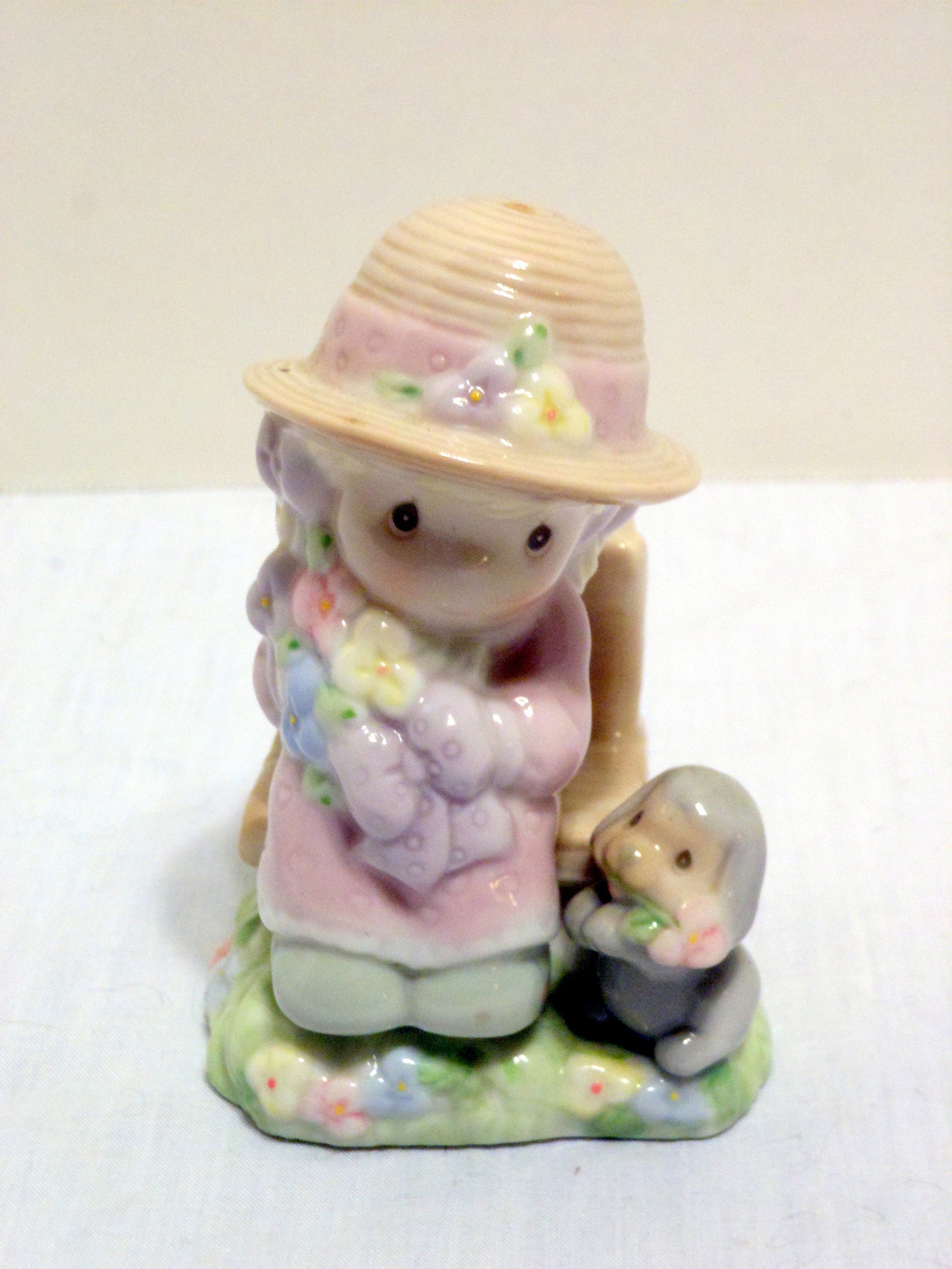 Precious Moments Salt and Pepper Shakers Seasoned With A Smile Etsy