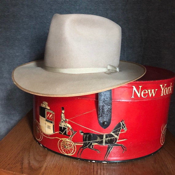 SALE Vintage 1940s Stetson Twenty Five Fedora Hat 7 1/4 Etsy