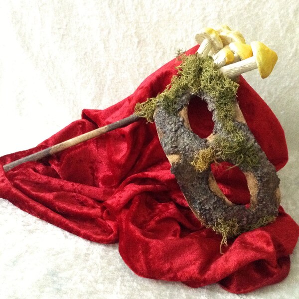 Mask on a Stick Etsy