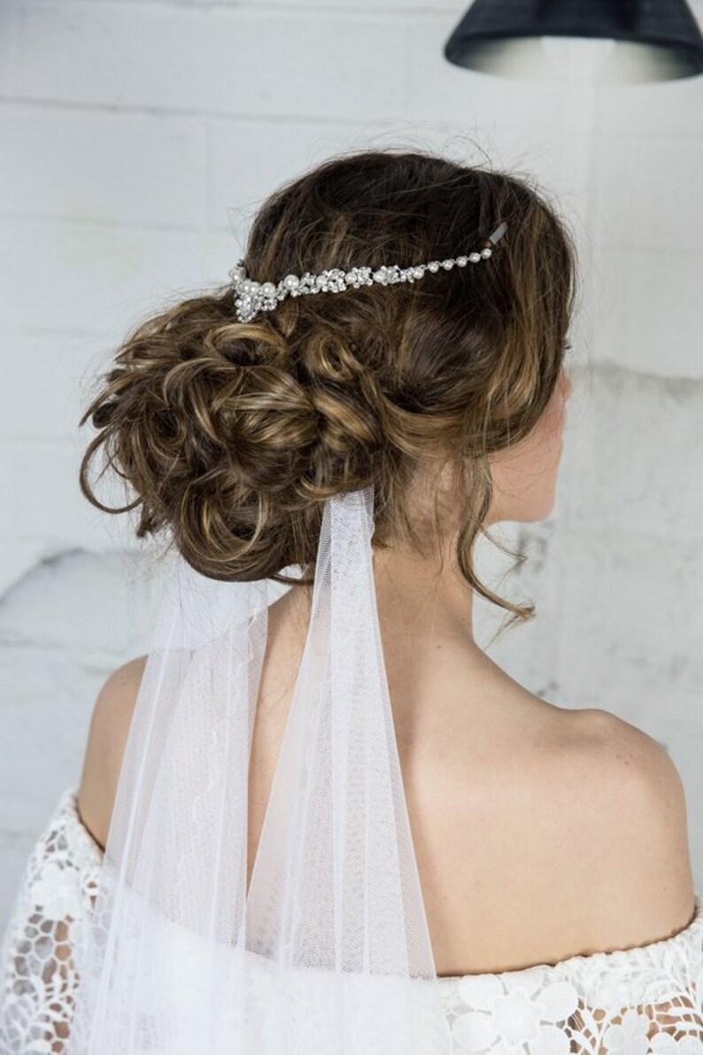 Wedding Hair Comb Pearl Bridal Headpiece Crystal Hair Piece Boho beach Wedding Hair Accessories