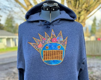 Ready to Ship! Large Ween Inspired Unisex Hoodie Stitched Boognish Sweatshirt