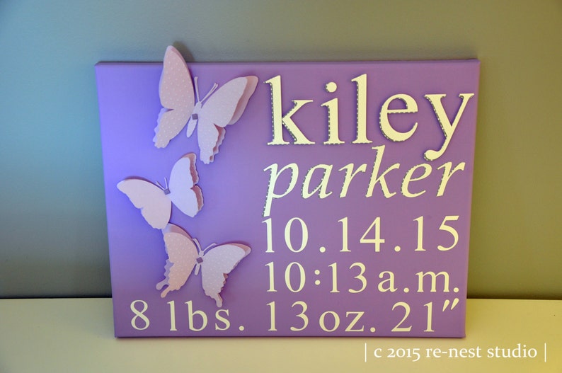 personalized special delivery wall art  baby shower/baby image 0