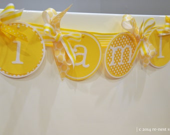 little miss sunshine first birthday high chair banner/cake smash - you are my sunshine/birthday party/sunshine birthday/photo prop