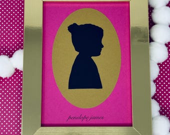 modern custom silhouette wall art