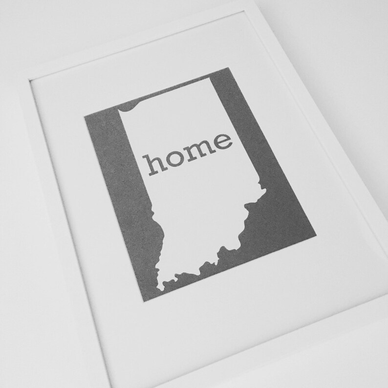 home state framed print perfect for housewarming gift image 3