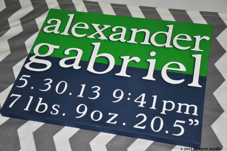 personalized special delivery wall art  baby shower/baby image 1