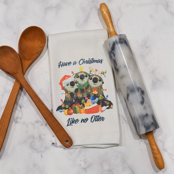 Otter christmas stocking