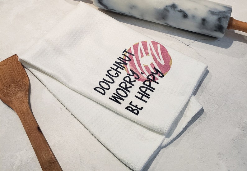 Funny Kitchen Towel Dessert Puns Punny Dessert Towels Microfiber Towel Housewarming Gift Bridal Shower Gift Hostess Gift image 6