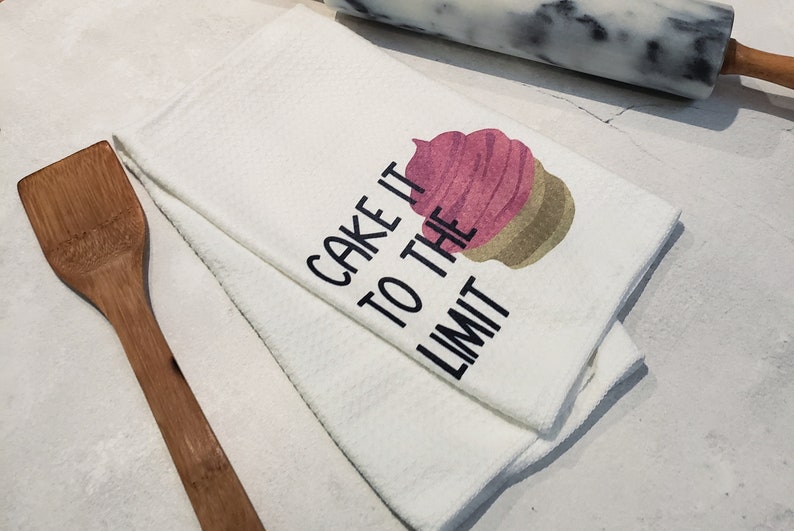 Funny Kitchen Towel Dessert Puns Punny Dessert Towels Microfiber Towel Housewarming Gift Bridal Shower Gift Hostess Gift image 5