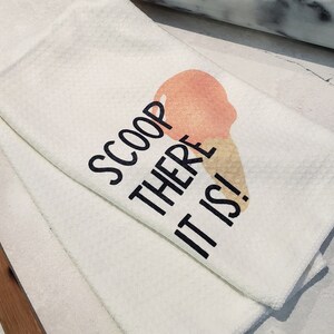 Funny Kitchen Towel Dessert Puns Punny Dessert Towels Microfiber Towel Housewarming Gift Bridal Shower Gift Hostess Gift image 8